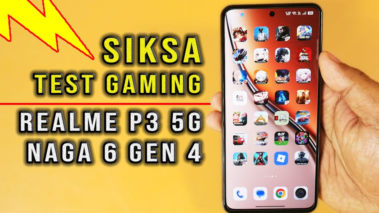 Realme P3 5G Siksa Test Gaming Game Android Berat Snapdragon 6 Gen 4