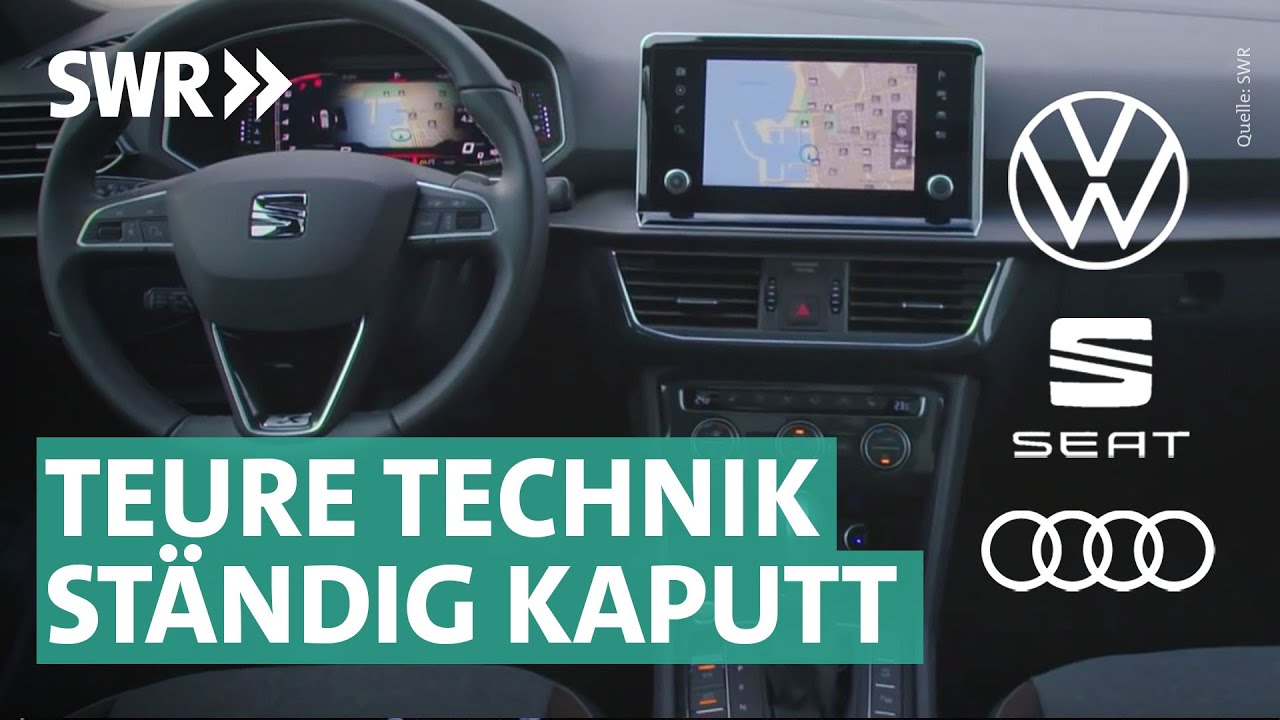 Probleme bei Seat, Skoda, Audi, VW: Wenn die Elektronik spinnt I Marktcheck SWR