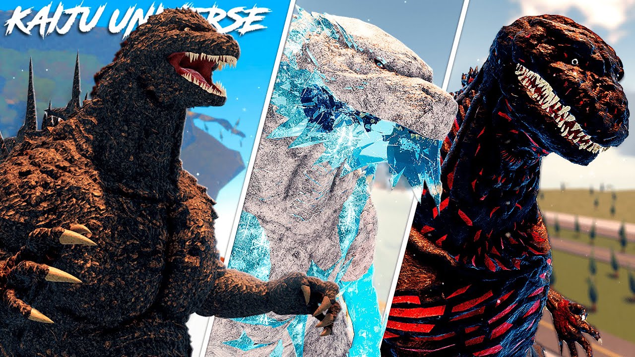 EVOLUÇÃO do GODZILLA no ROBLOX! | Kaiju Universe
