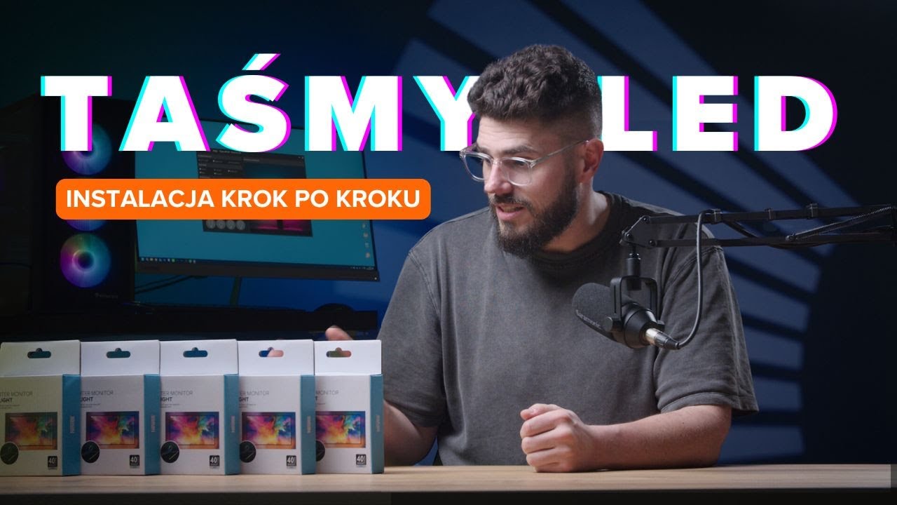 Ambilight do monitora! | Gotowe taśmy LED od Newell