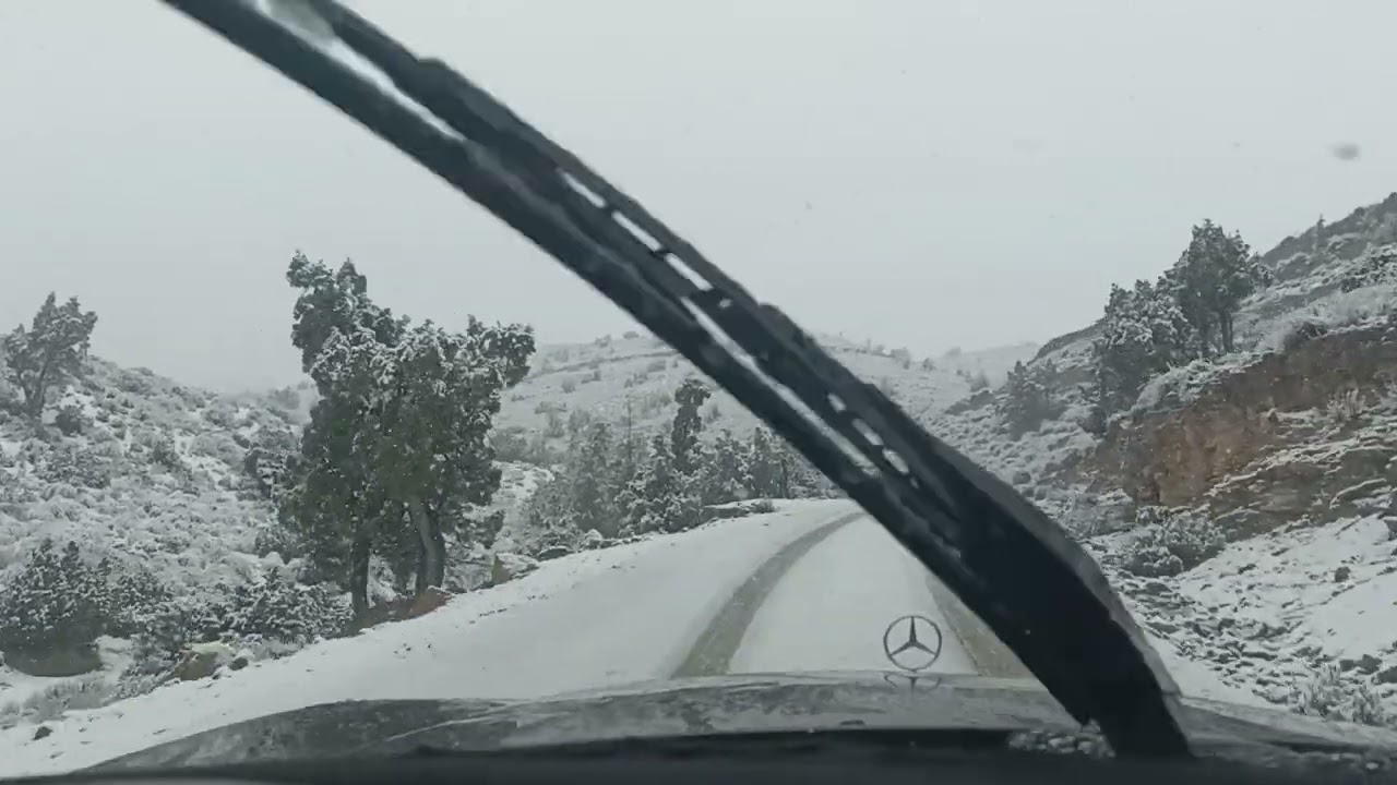 حين يخفّ العالم تحت وطأة البياض🤍🤍