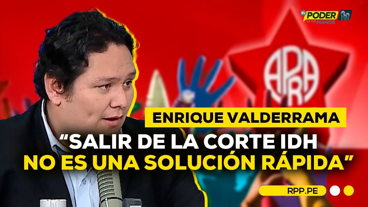 ¿Qué significa la ELECCIÓN de Valderrama como CANDIDATO PRESIDENCIAL por el APRA? #ADNRPP