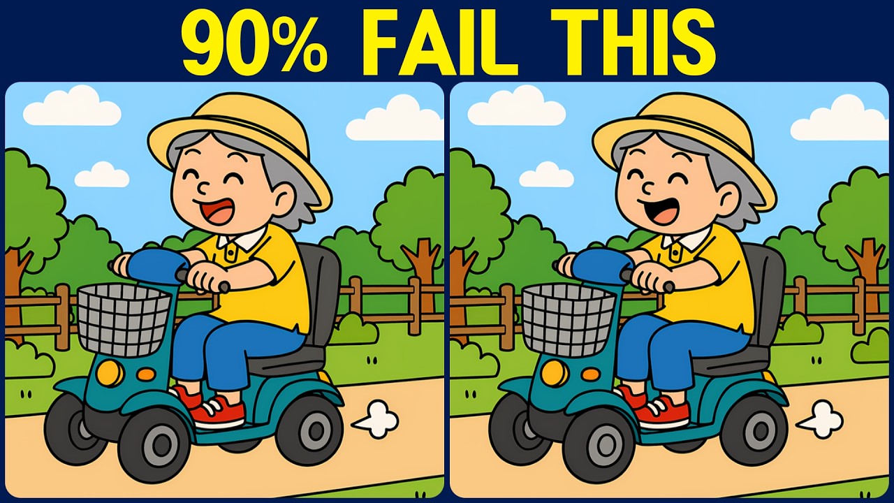 [Spot the Difference Brain Training] Find them all and prove your smartness.