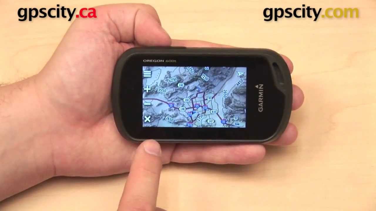 Garmin Oregon 600 Series: Appearance Setup with GPS City