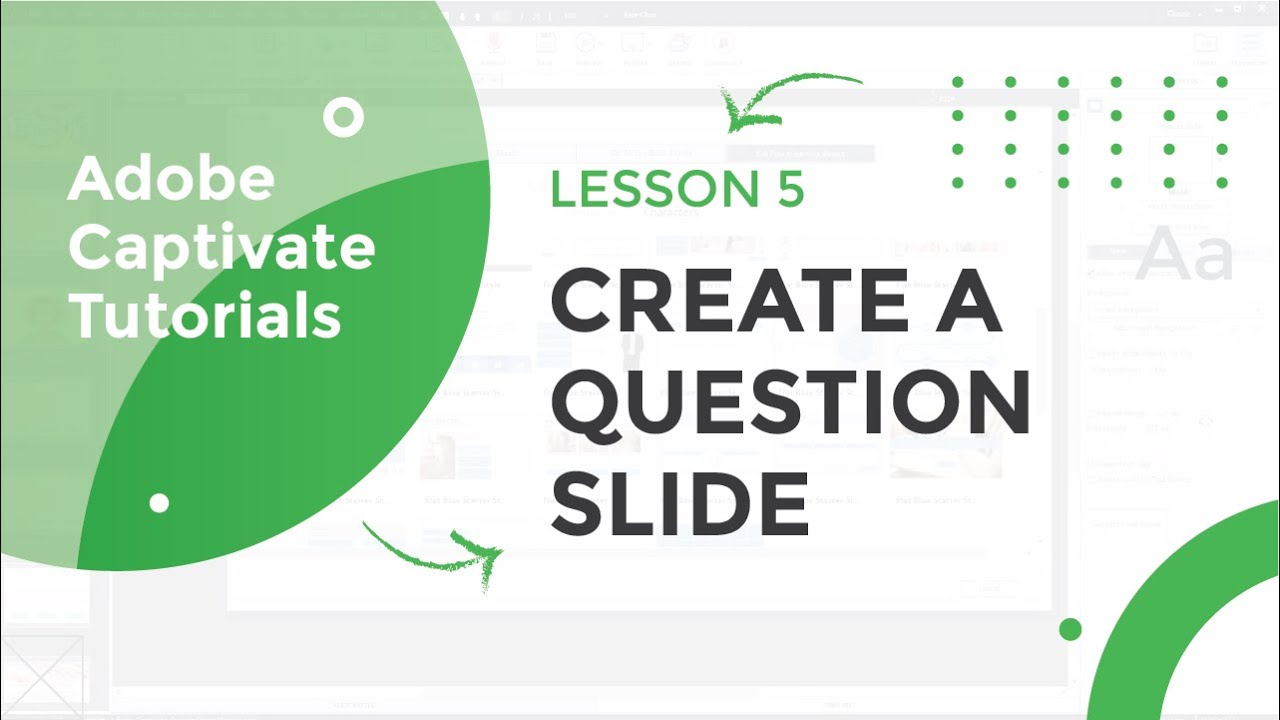 Question Slide in Adobe Captivate 2019