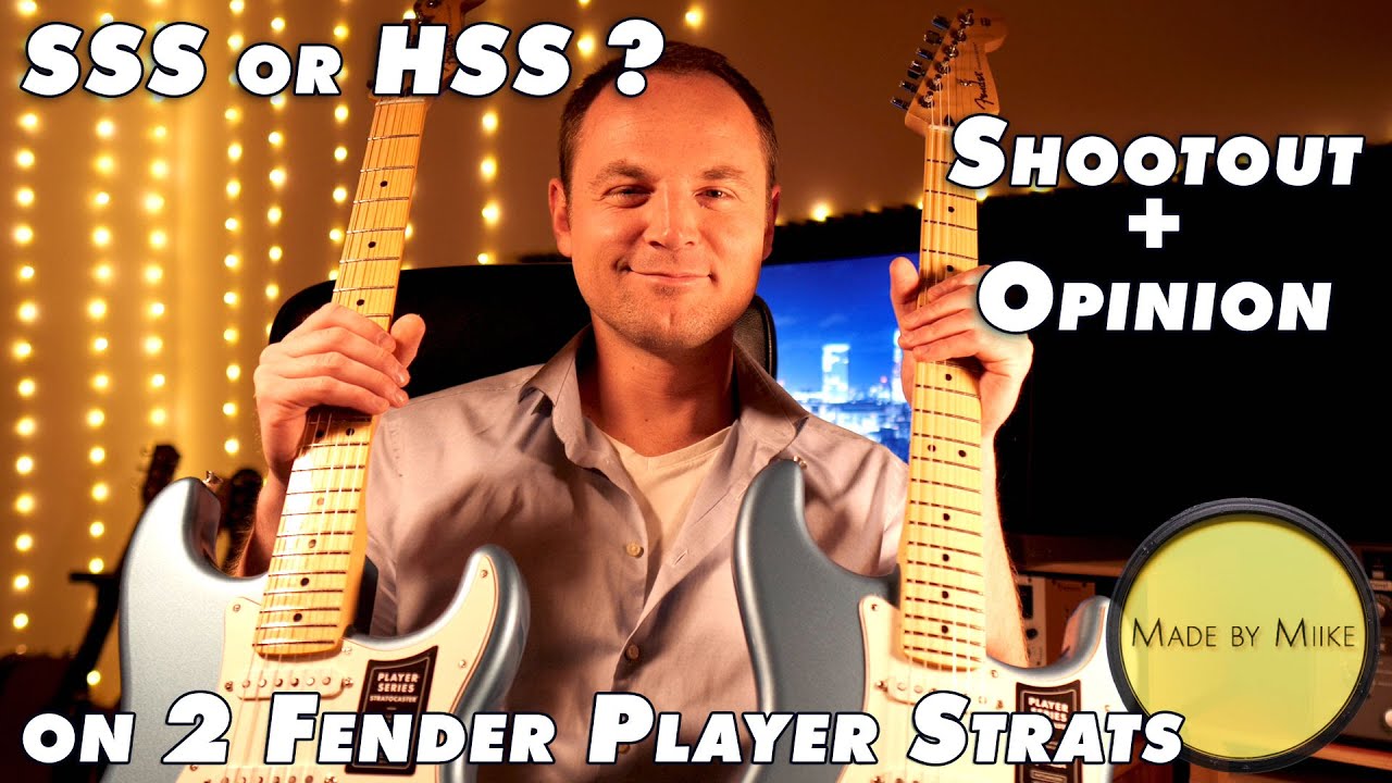 Звукосниматели SSS или HSS? Обзор и мнение (о гитаре Fender Player Series Strat)!
