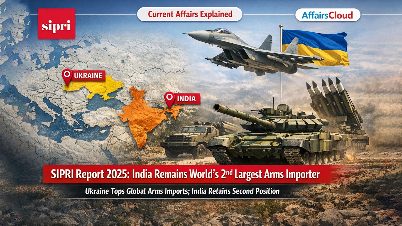 Current Affairs Explained: SIPRI Report 2025 | Important Topic &mdash; March 2026 | DailyCA | Bank Exam