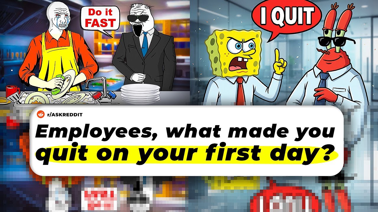 Employees, What Made You Quit Or Get Fired On Your FIRST DAY?