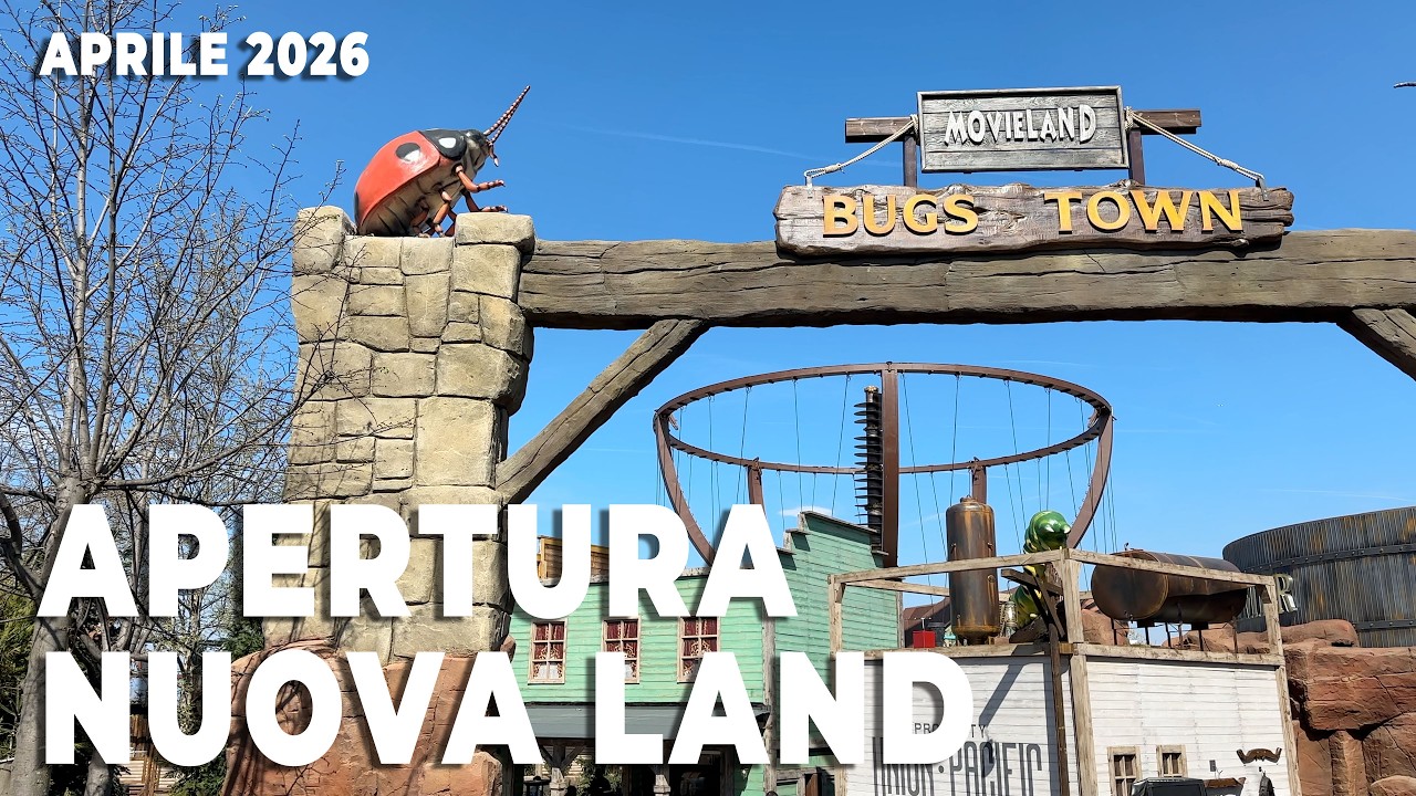 NUOVA LAND a MOVIELAND: apre BUGS TOWN