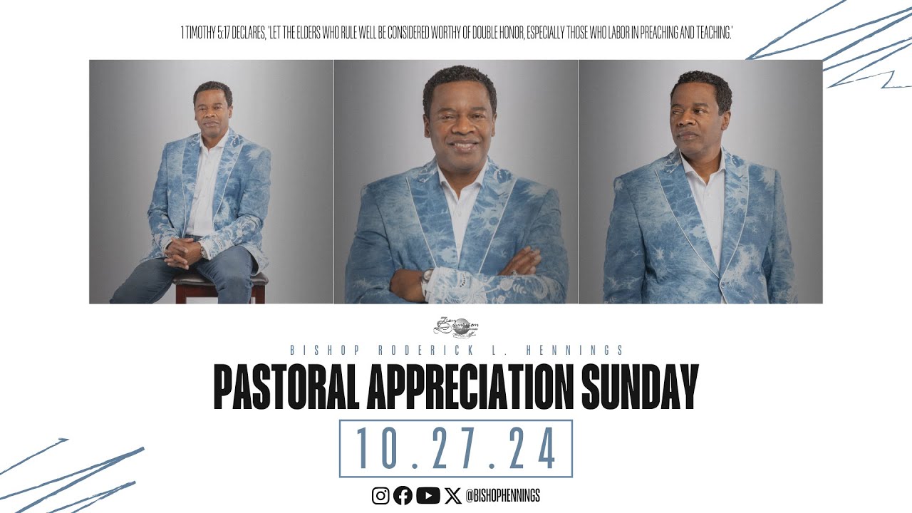 ZDGMV-CHURCH (Amherst): “Pastoral Appreciation Sunday!” | Bishop Roderick L. Hennings