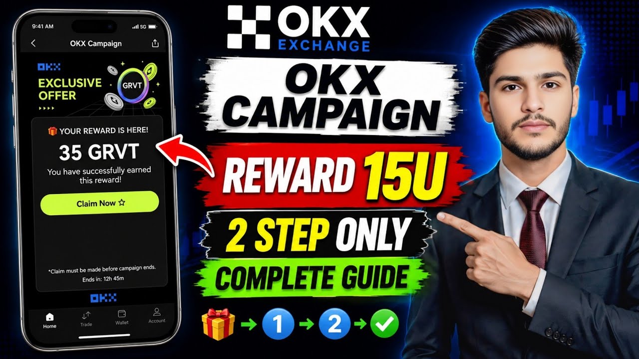 Okx GRVT & aeon coin campaign complete guide | okx new user offer