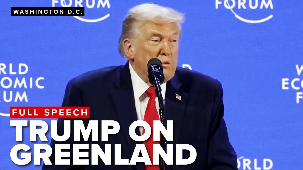 FULL PRESSER: Trump addresses desire to purchase Greenland for U.S. military purposes at WEF