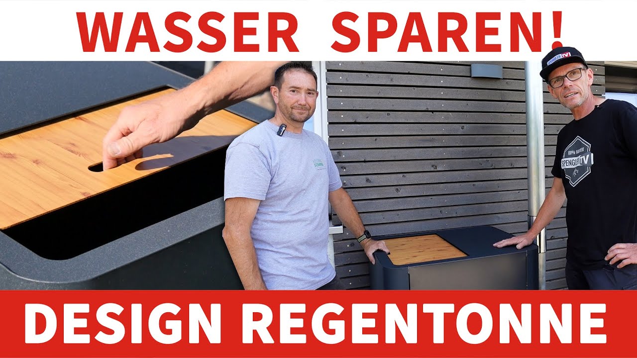 Wasser sparen mit Stil... Design Regentonne