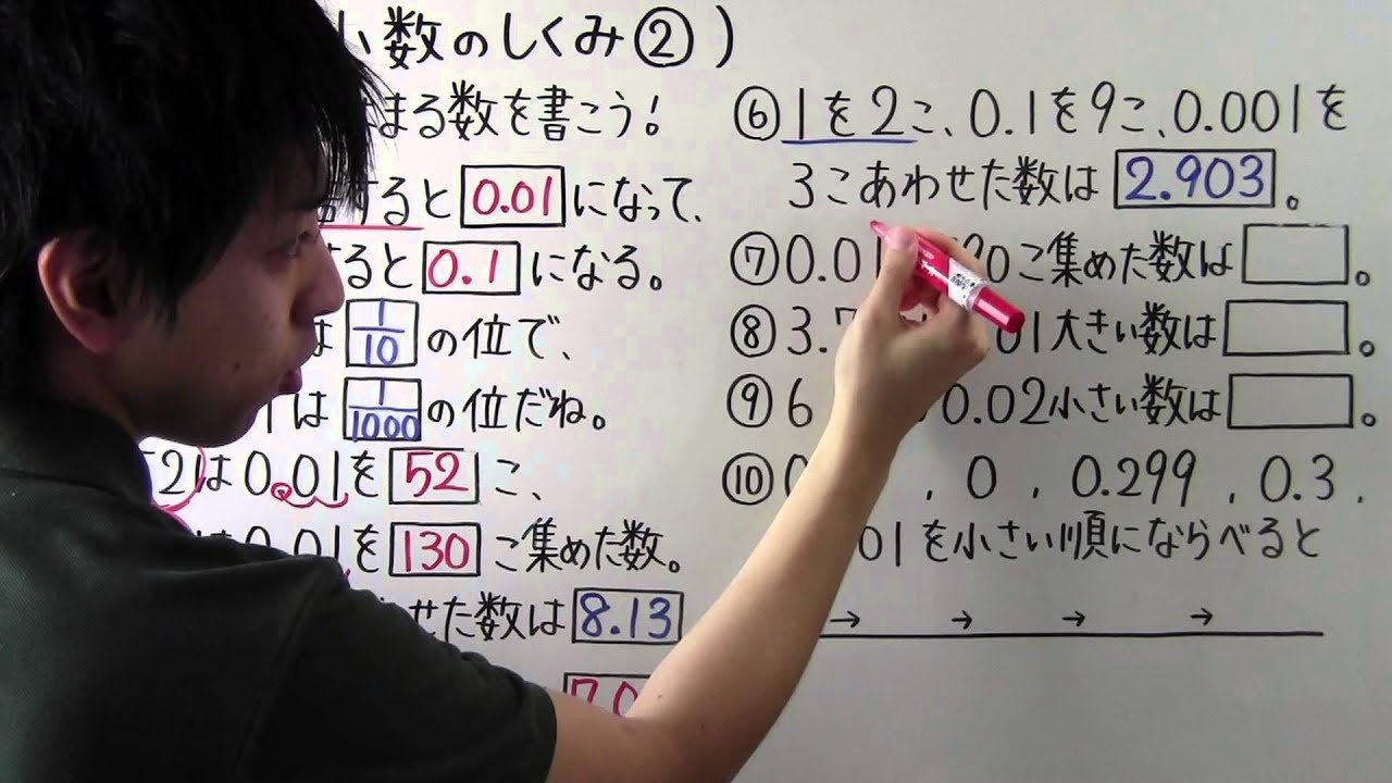 【算数】小4-23 小数のしくみ②