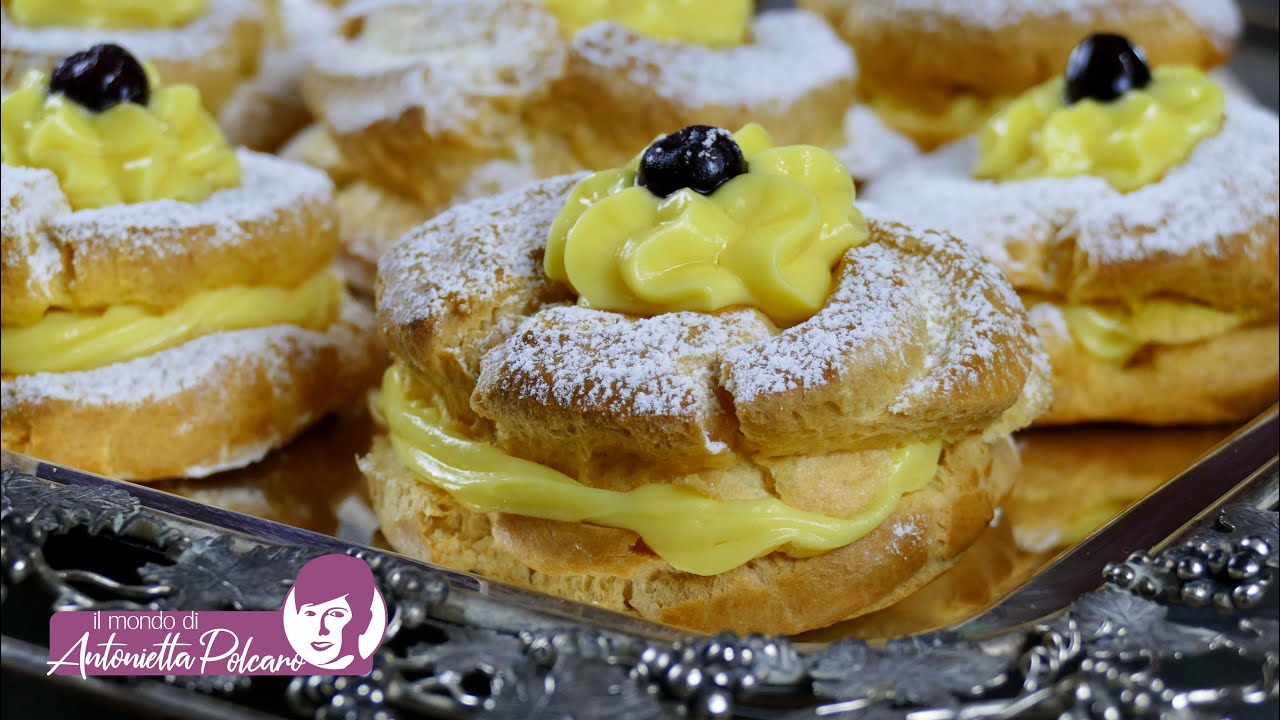 Il Mondo di Antonietta Polcaro - Zeppole di S. Giuseppe al forno