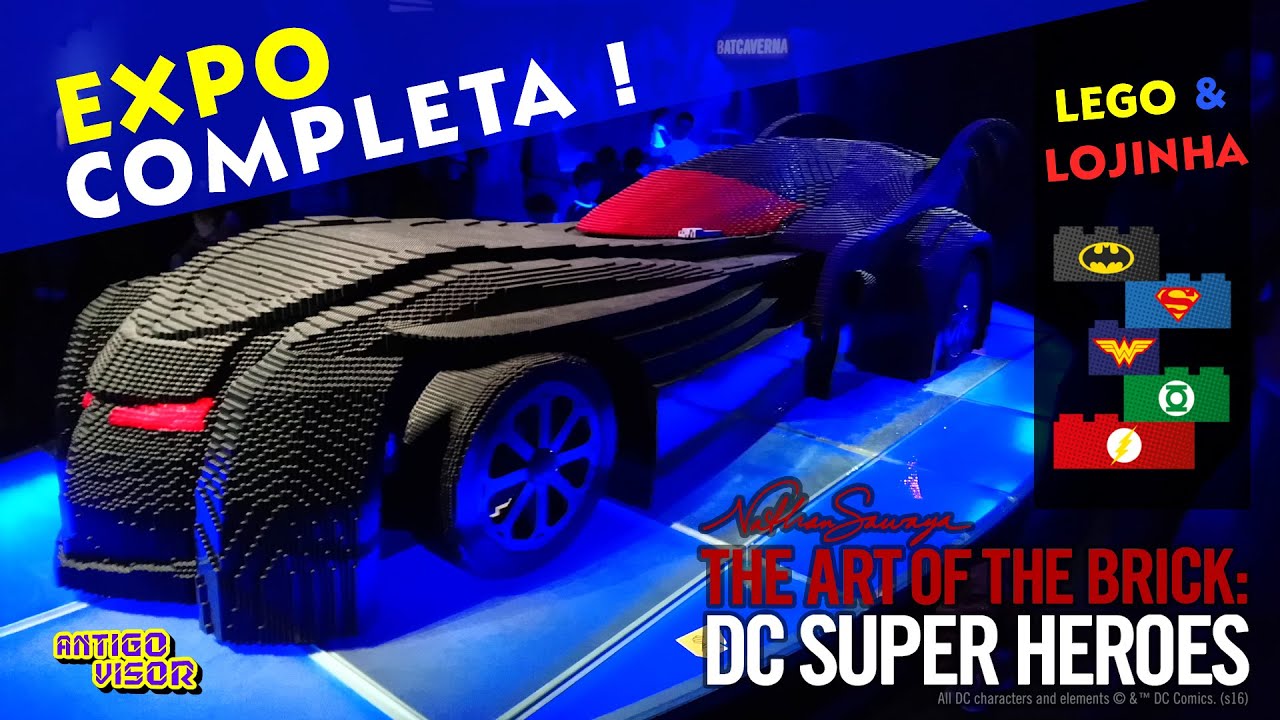 Cobertura da MAIOR EXPOSIÇÃO DE LEGO The Art of the Brick: DC Super Heroes Oca SP | AntigoVisor 328