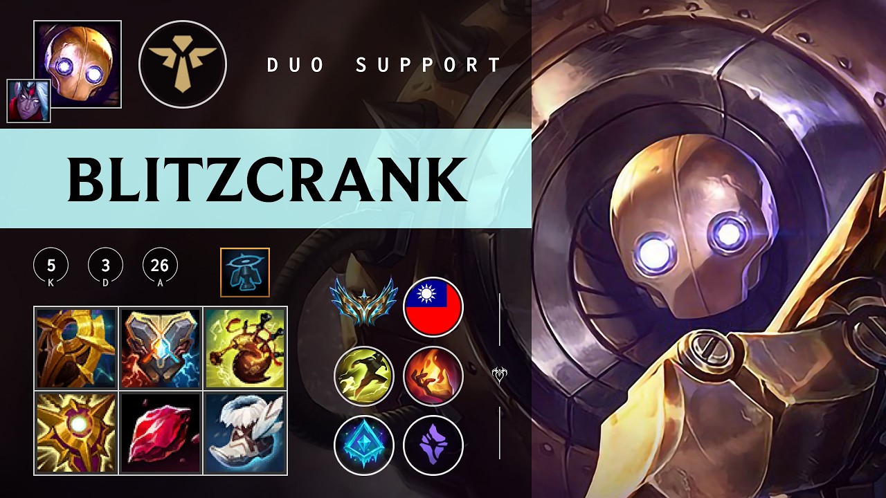Blitzcrank Support vs Bard - TW Challenger Patch 26.05