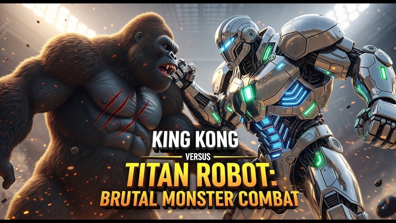 King Kong versus Titan Robot: Brutal Monster Combat