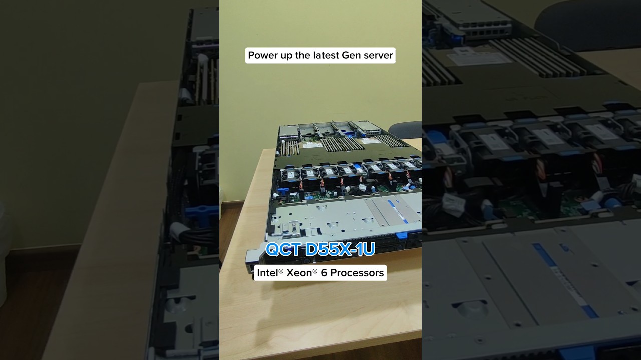 The latest Gen of #QCT server , driven by Intel&reg; Xeon&reg; 6 processors with 144 cores per CPU 🔥