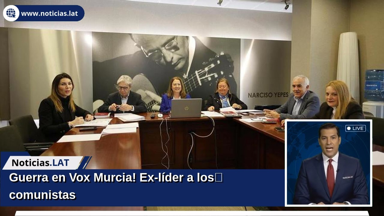 ¡Guerra en Vox Murcia! Ex-líder a los 