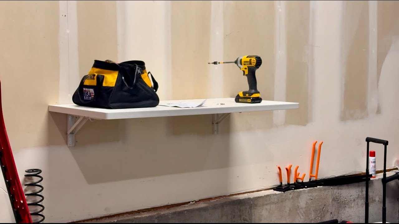 VEVOR Wall Mounted Folding Table Installation