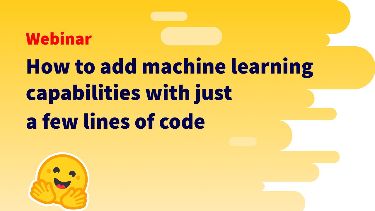 [Webinar] How to add machine learning capabilities with just a few lines of code