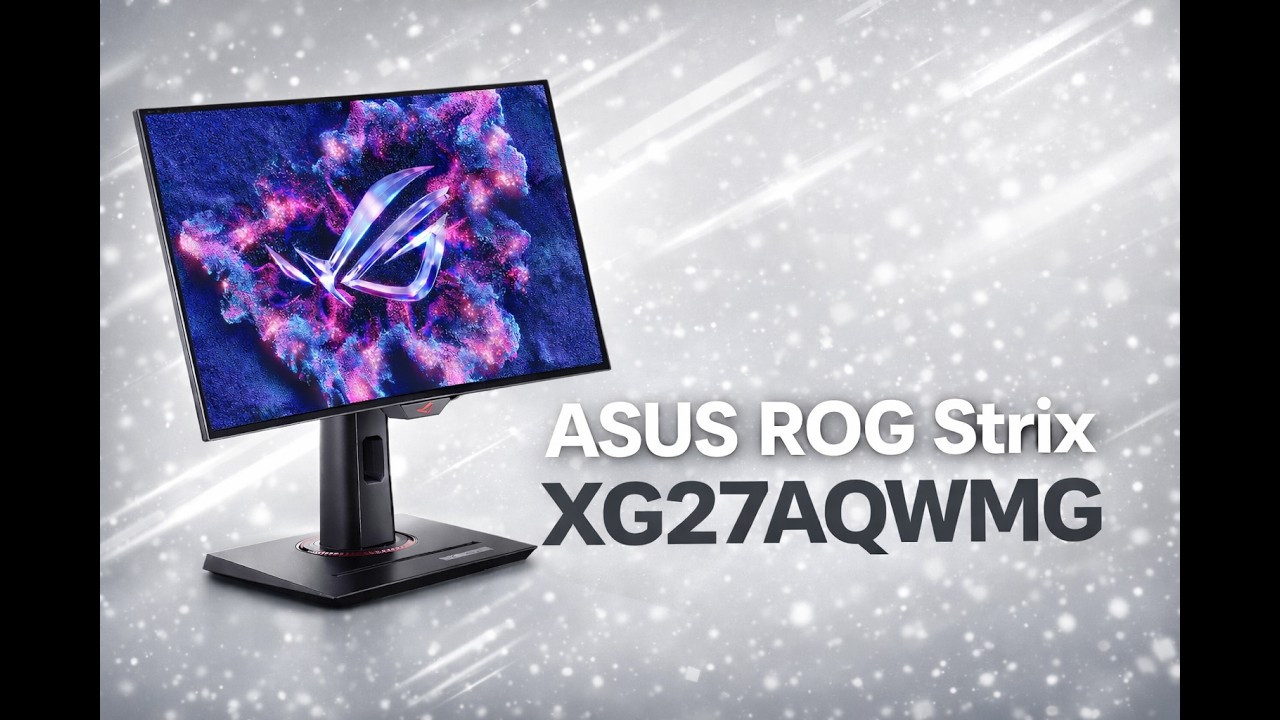 ASUS ROG Strix XG27AQWMG 27 Gaming Monitor - unboxing
