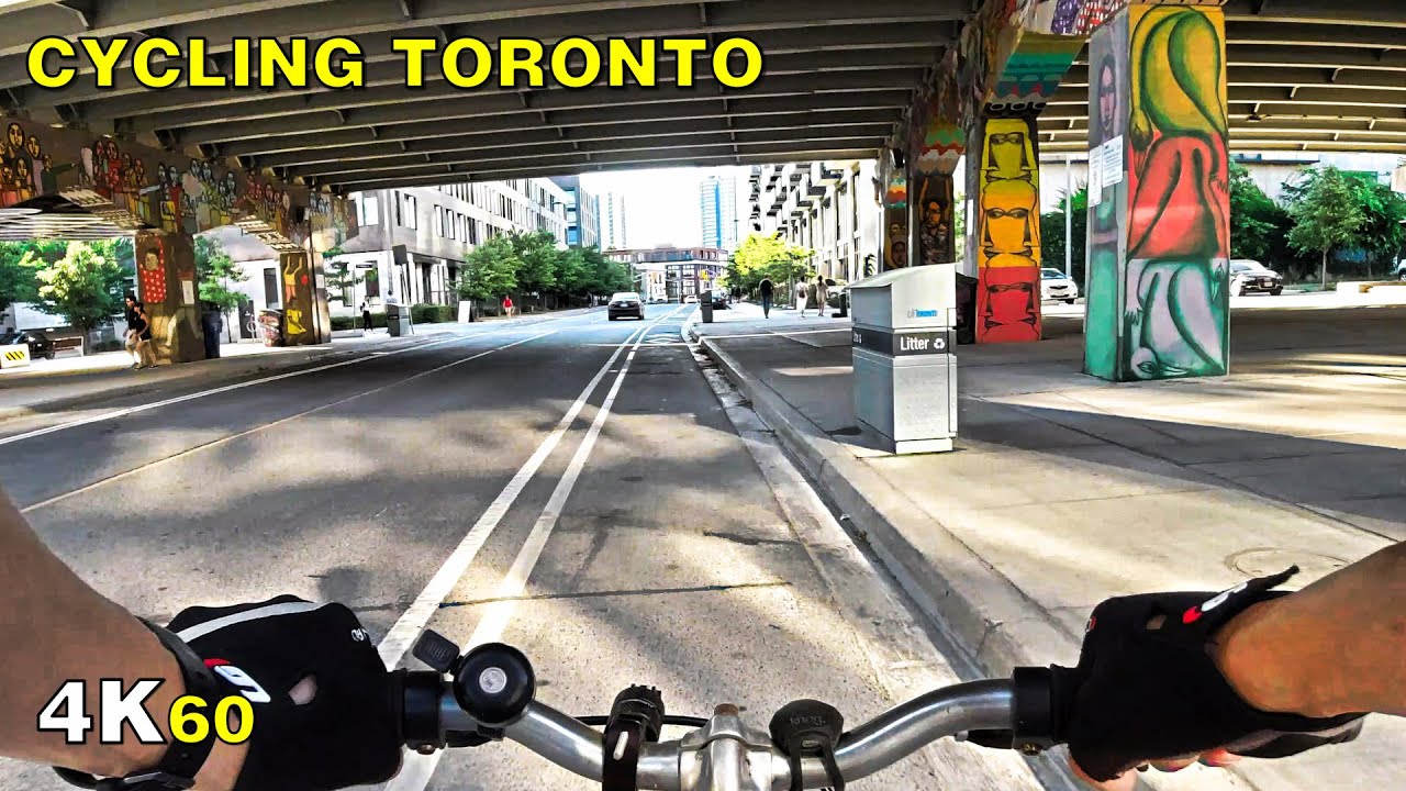 Cycling Toronto (Narrated) - A Lap Around Downtown on July 6, 2020 [4K]