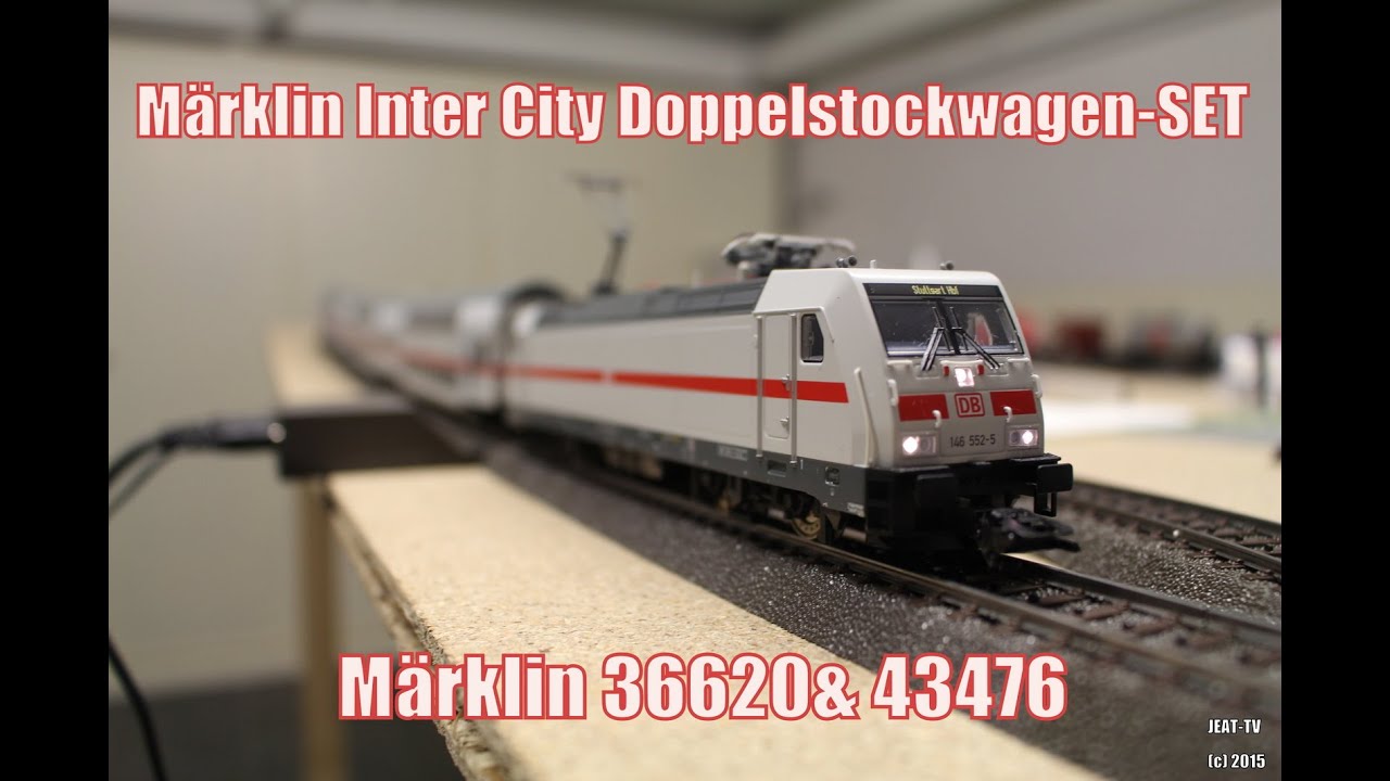 Inter City Doppelstockwagen ★ Märklin 36620& 43476