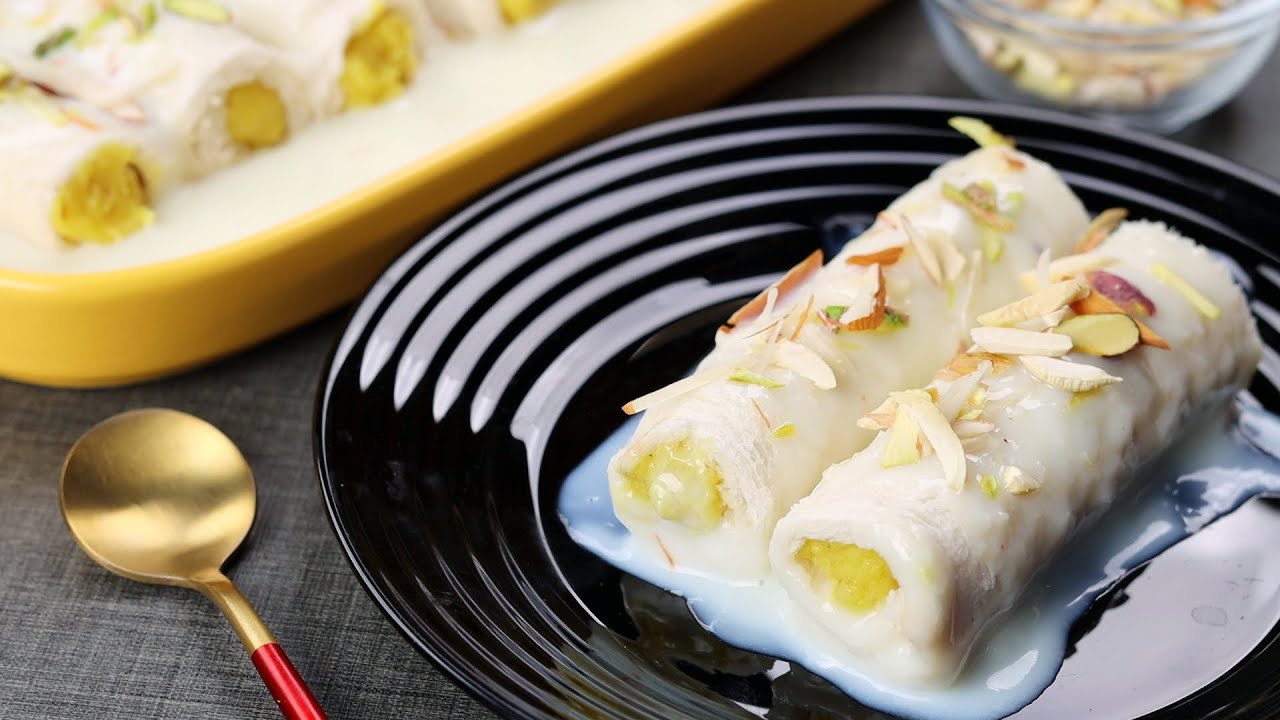 Dessert in 5 Minute ❗️ Creamy Rolls (Ramadan Special) by YES I CAN COOK