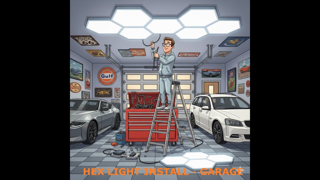 Hex Lights In The Garage