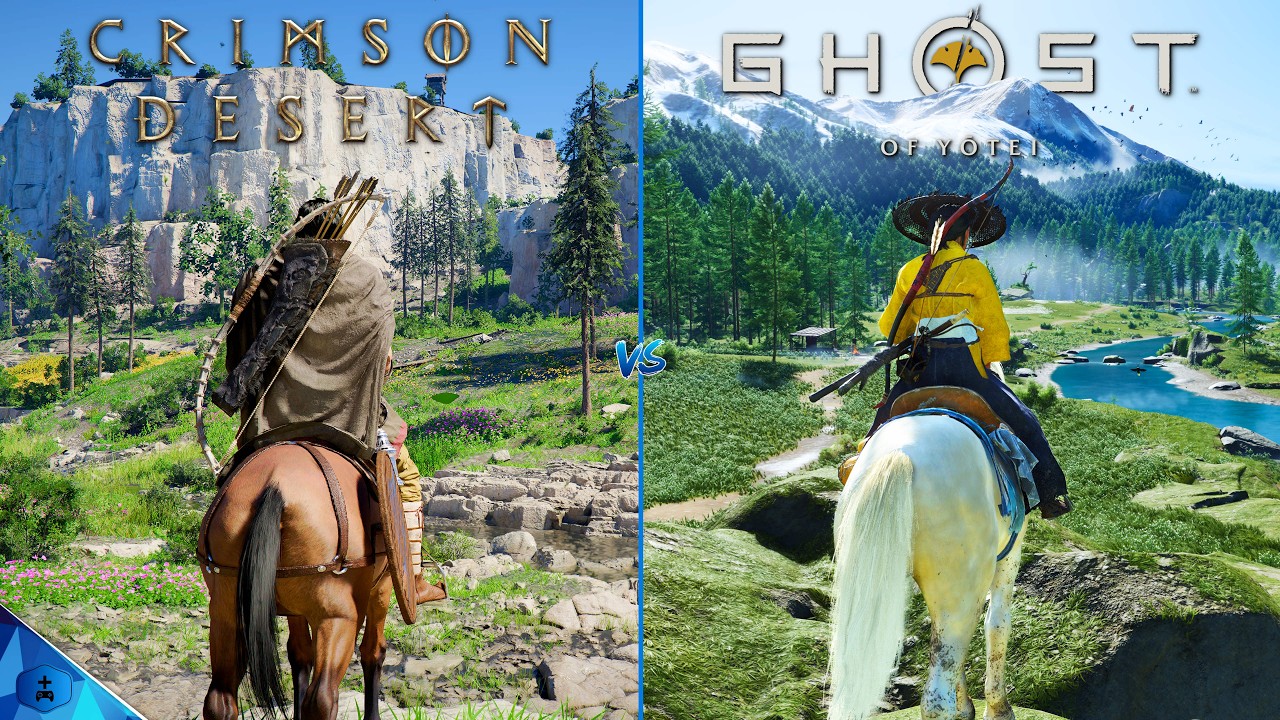 Crimson Desert vs Ghost of Yotei - Graphics and Details Comparison