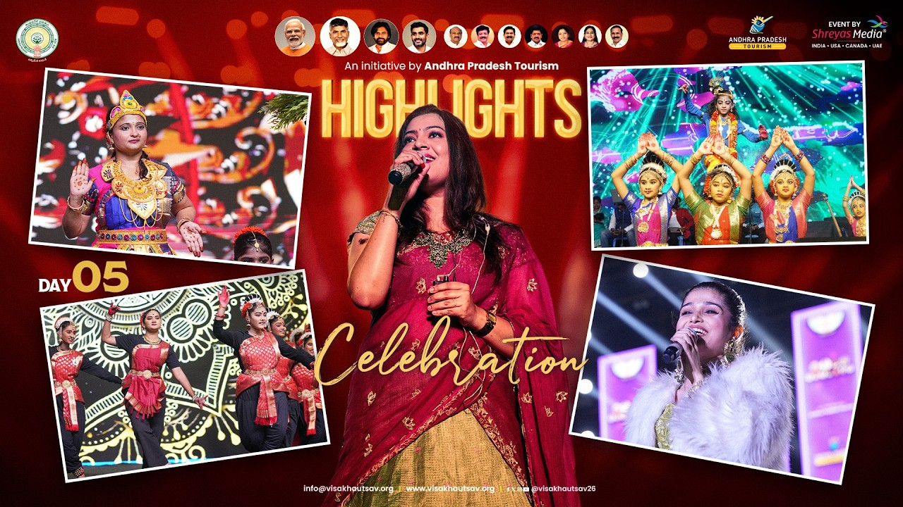 Visakha Utsav Celebrations 2026 Day - 5 Highlights | India's Biggest Beach Festival | Shreyas Media