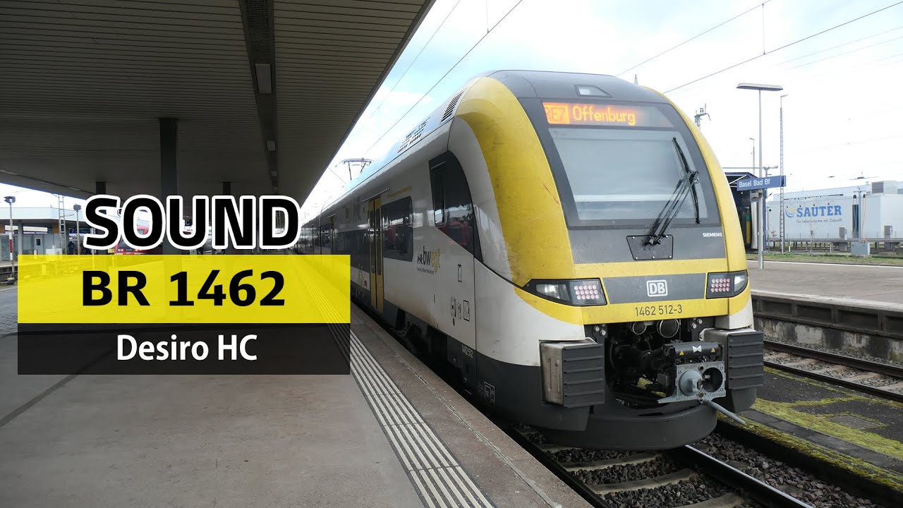 [Sound] BR 1462 | Siemens Desiro HC Rheintal | [RE7] Basel Bad Bf - Freiburg (Breisgau) Hbf (3.2024)