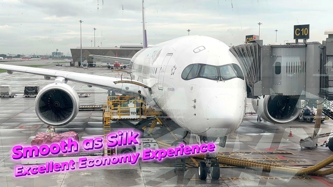 SMOOTH AS SILK | Thai Airways A350 Economy Tripreport | Bangkok - Sydney