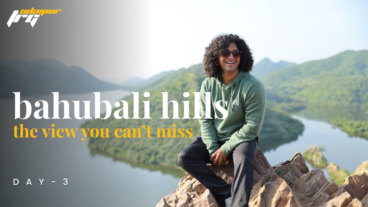 Udaipur’s Most Beautiful Point 🌅 | EP 5 | Udaipur | Bahubali Hills | Pune to Udaipur Ride