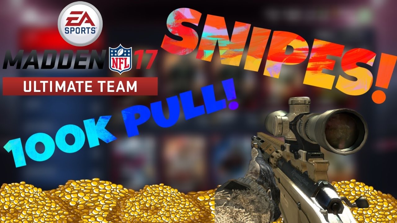 Huge Sniping Montage(with 100k Pull!)- Madden 17