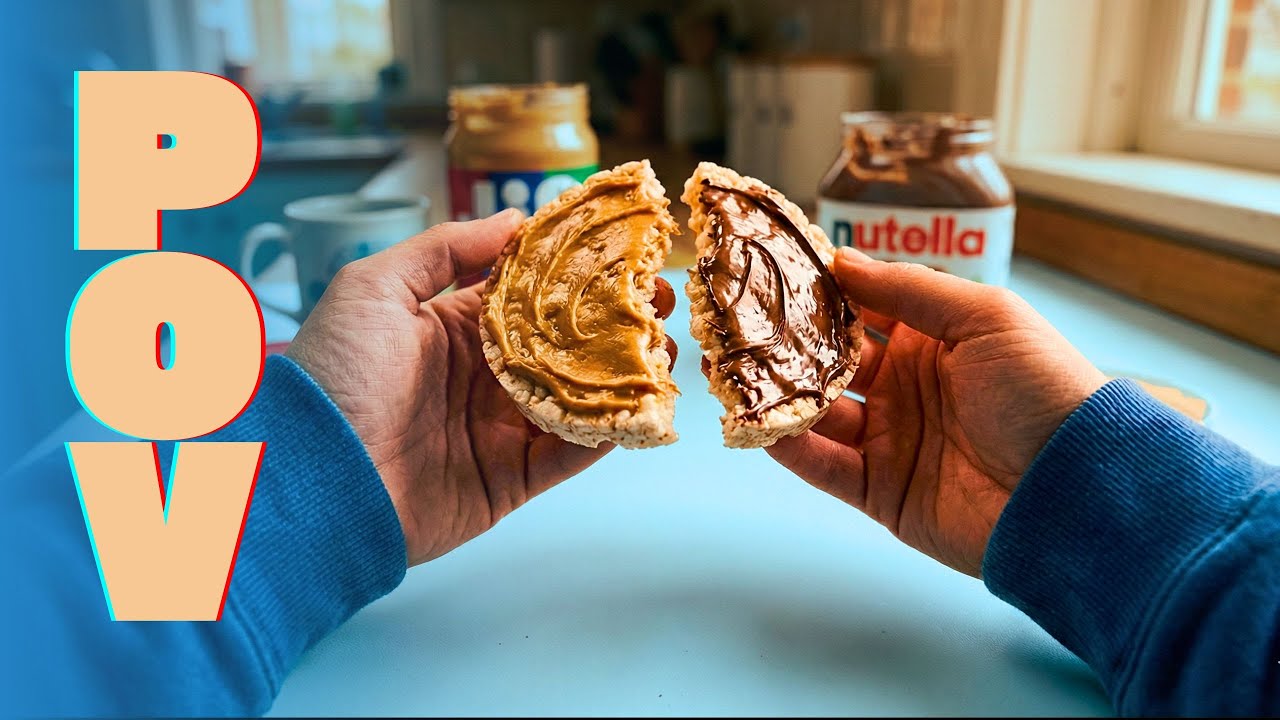 POV: You're lazy but Nutella & peanut butter save your breakfast (Day #17)