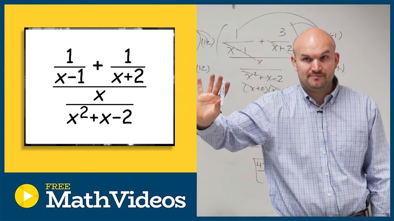 Simplify a complex fraction by multiplying by the lcd