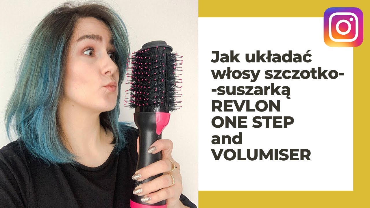 Jak układać wlosy szczotko-suszarką REVLON ONE STEP and VOLUMISER | tutorial