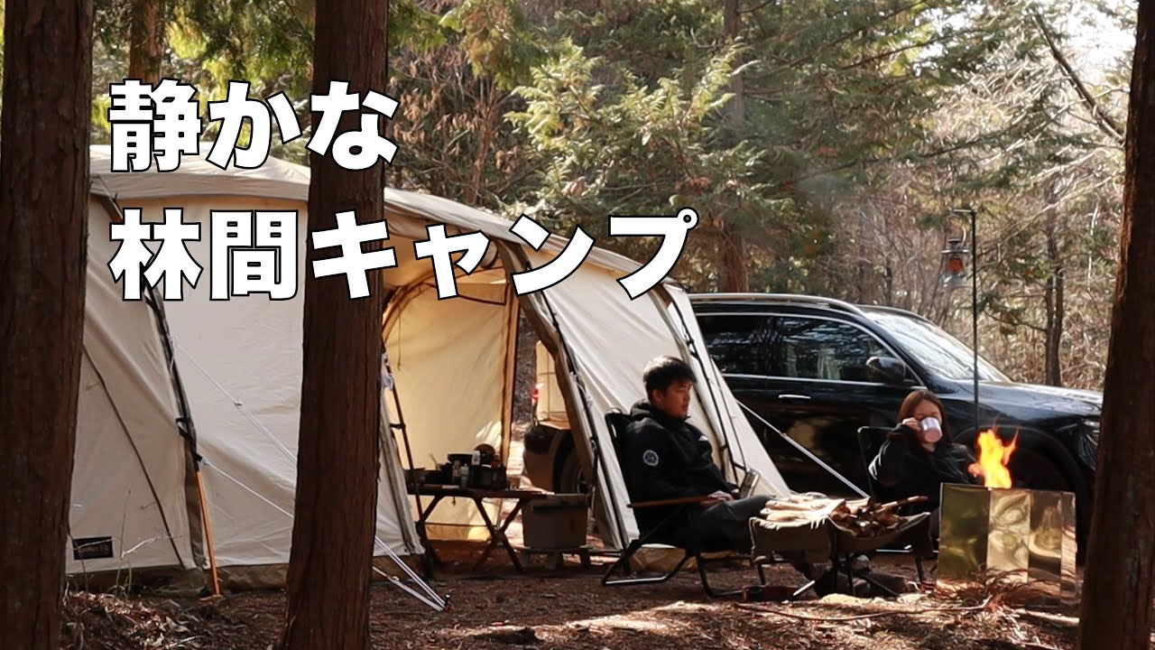 【林間キャンプVlog】静かな森の時間