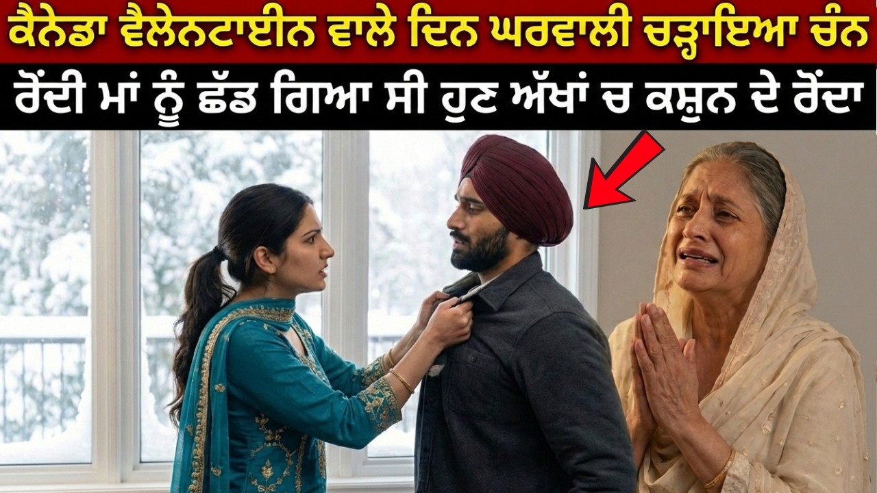 ਕੈਨੇਡਾ ਵਾਲੀ ਨੂੰਹ ਮਗਰੋਂ ਕਰਦੀ ਰਹੀ ਆ ਕੰਮ ਮੁੰਡੇ ਨੂੰ ਭੋਰਾ ਜਿਕਰ ਨੀ ਹੋਣ ਦਿੱਤਾ #valentinesday  #canadanews