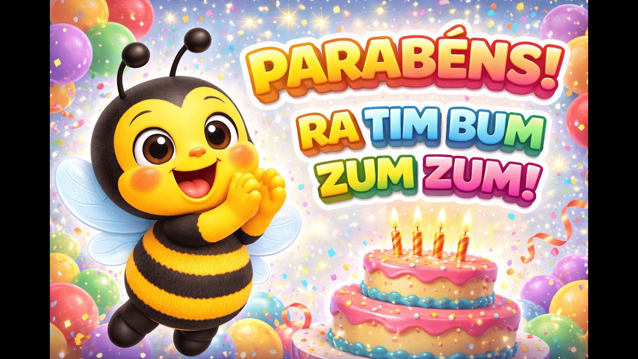 PARABÉNS PRA VOCÊ 🎂 Música Infantil | Turma do Zum Zum