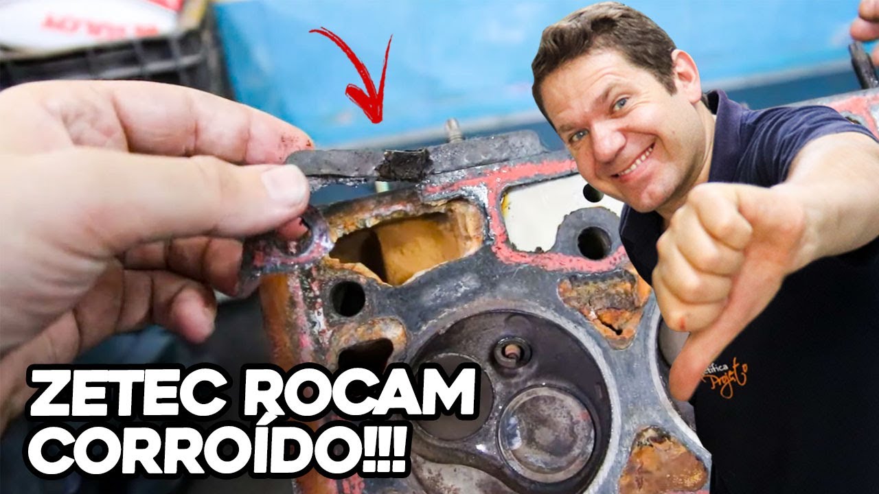 CORROSÃO NO CABEÇOTE DE ZETEC ROCAM!!😱🔥 DEFEITO CRÔNICO OU LÍQUIDO DE ARREFECIMENTO RUIM??🤔