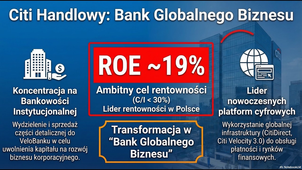 Bank Citi Handlowy: Koniec ery banku uniwersalnego? Analiza wielkiej transformacji i dywidendy.