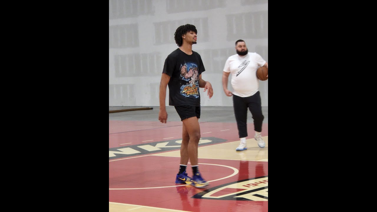 Shaedon Sharpe Competitive 1-on-1 Pre Draft Workout