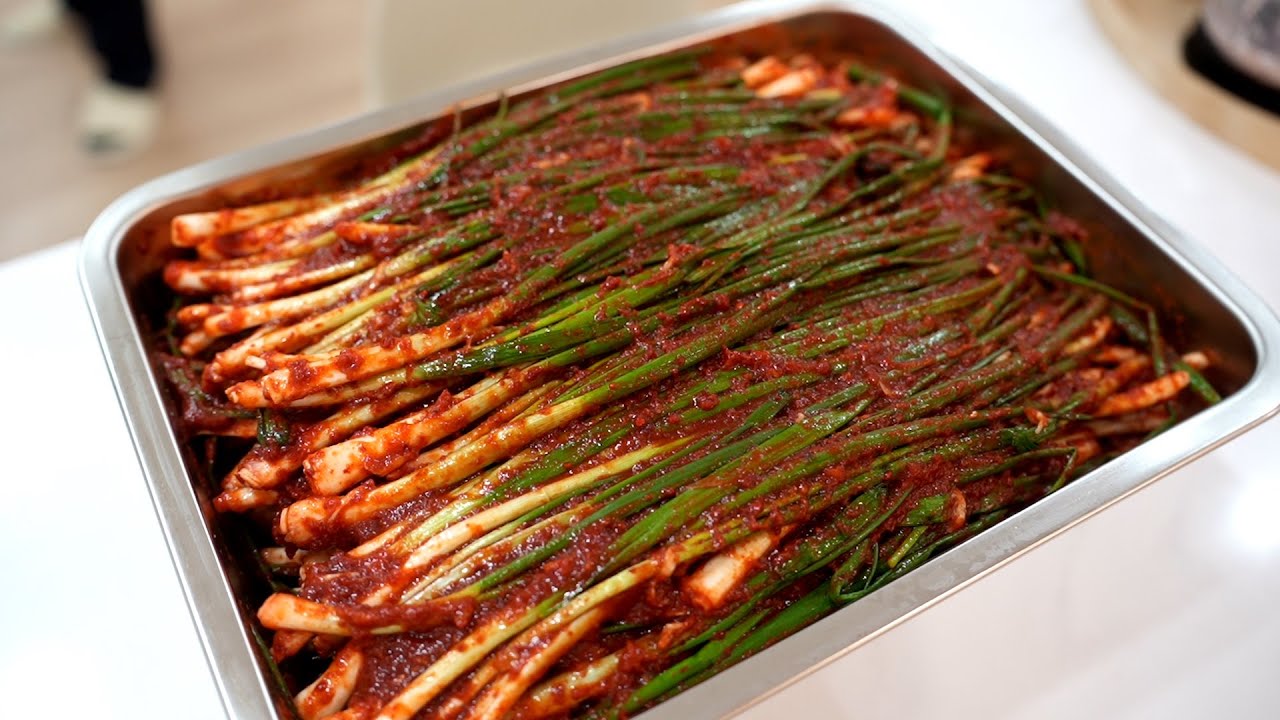 🔴  쪽파가 맛있는 겨울 쪽파김치 뚝딱 생방송