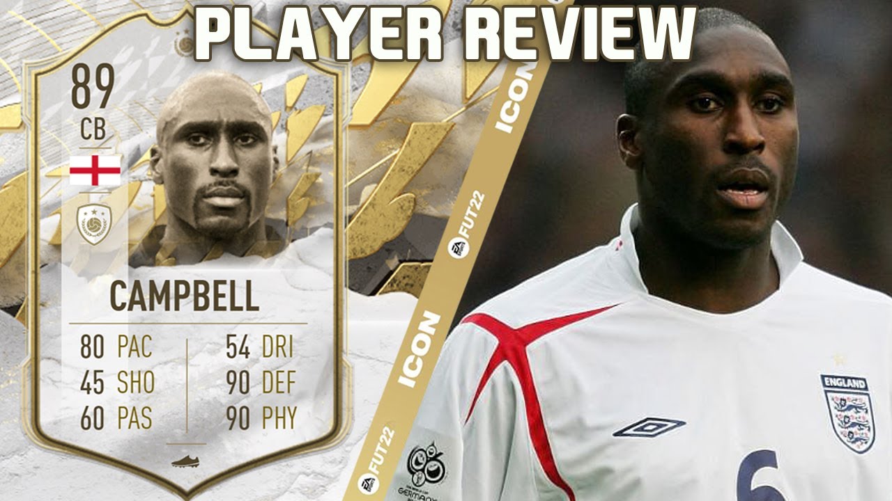 THE TANK! 😏 89 PRIME ICON SOL CAMPBELL PLAYER REVIEW! FIFA 22 ULTIMATE TEAM