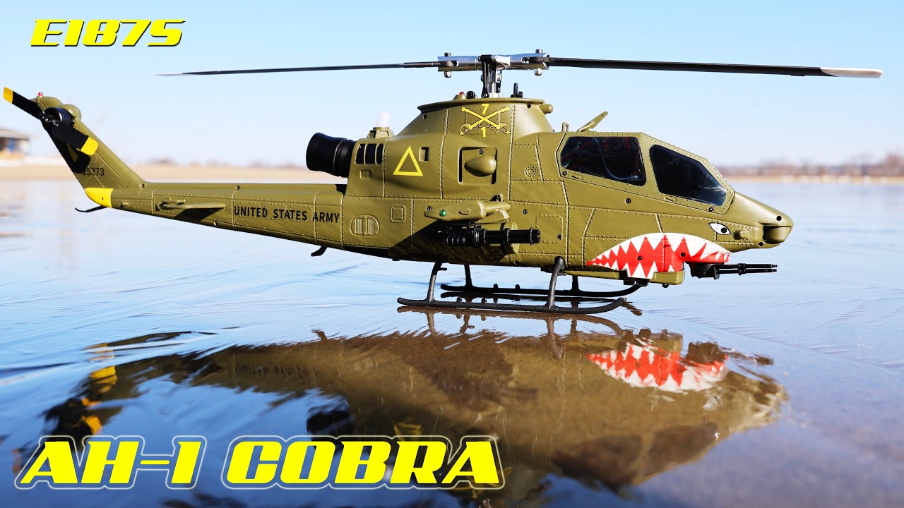 Вертолёт Eachine E187S Cobra Attack Heli - просто супер!
