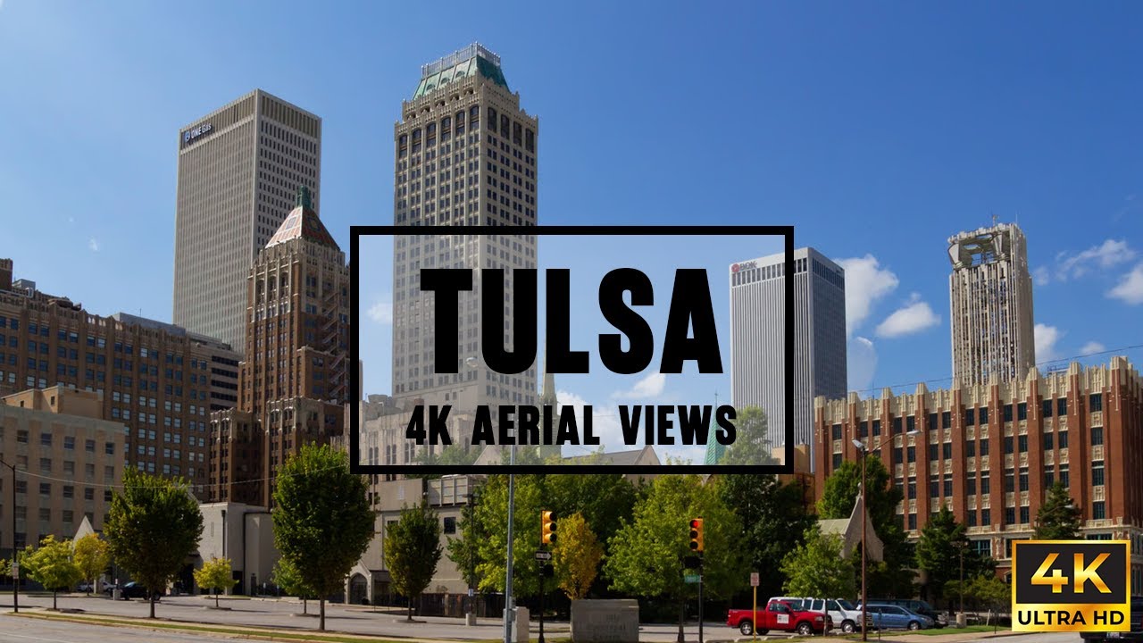 Tulsa Oklahoma Drone Tour in 4K | Downtown & Arkansas River Aerial Views